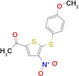 1-[5-(4-Methoxy-phenylsulfanyl)-4-nitro-thiophen-2-yl]-ethanone