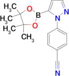 4-[5-(4,4,5,5-Tetramethyl-[1,3,2]dioxaborolan-2-yl)-pyrazol-1-yl]-benzonitrile