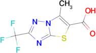 6-Methyl-2-trifluoromethyl-thiazolo[3,2-b][1,2,4]triazole-5-carboxylic acid