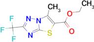 6-Methyl-2-trifluoromethyl-thiazolo[3,2-b][1,2,4]triazole-5-carboxylic acid ethyl ester