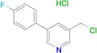 3-Chloromethyl-5-(4-fluoro-phenyl)-pyridine; hydrochloride