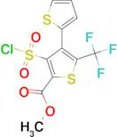 4'-Chlorosulfonyl-2'-trifluoromethyl-[2,3']bithiophenyl-5'-carboxylic acid methyl ester