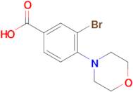 3-Bromo-4-morpholinobenzoic acid