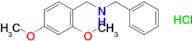 N-Benzyl-1-(2,4-dimethoxyphenyl)methanamine hydrochloride