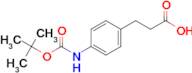 3-(4-((tert-Butoxycarbonyl)amino)phenyl)propanoic acid