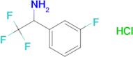 2,2,2-Trifluoro-1-(3-fluorophenyl)ethanamine hydrochloride