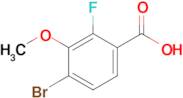 4-Bromo-2-fluoro-3-methoxybenzoic acid