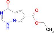 Ethyl 4-oxo-3,4-dihydropyrrolo[2,1-f][1,2,4]triazine-6-carboxylate