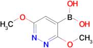 (3,6-Dimethoxypyridazin-4-yl)boronic acid