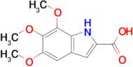 5,6,7-Trimethoxy-1H-indole-2-carboxylic acid