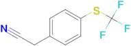 2-(4-((Trifluoromethyl)thio)phenyl)acetonitrile