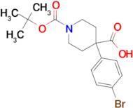 4-(4-Bromophenyl)-1-(tert-butoxycarbonyl)piperidine-4-carboxylic acid