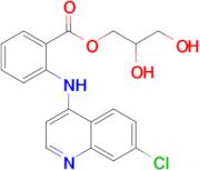 2,3-Dihydroxypropyl 2-((7-chloroquinolin-4-yl)amino)benzoate