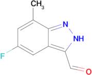 5-Fluoro-7-methyl-1H-indazole-3-carbaldehyde