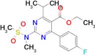 Ethyl 4-(4-fluorophenyl)-6-isopropyl-2-(N-methylmethylsulfonamido)pyrimidine-5-carboxylate