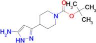 tert-Butyl 4-(5-amino-1H-pyrazol-3-yl)piperidine-1-carboxylate