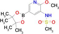 N-(2-Methoxy-5-(4,4,5,5-tetramethyl-1,3,2-dioxaborolan-2-yl)pyridin-3-yl)methanesulfonamide