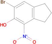 6-Bromo-4-nitro-2,3-dihydro-1H-inden-5-ol