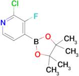 2-Chloro-3-fluoro-4-(4,4,5,5-tetramethyl-1,3,2-dioxaborolan-2-yl)pyridine