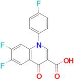 6,7-Difluoro-1-(4-fluorophenyl)-4-oxo-1,4-dihydroquinoline-3-carboxylic acid