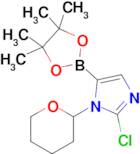2-Chloro-1-(tetrahydro-2H-pyran-2-yl)-5-(4,4,5,5-tetramethyl-1,3,2-dioxaborolan-2-yl)-1H-imidazole