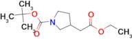 tert-Butyl 3-(2-ethoxy-2-oxoethyl)pyrrolidine-1-carboxylate