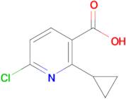 6-Chloro-2-cyclopropylnicotinic acid