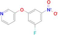 3-(3-Fluoro-5-nitrophenoxy)pyridine