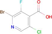 2-Bromo-5-chloro-3-fluoroisonicotinic acid