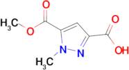 5-(Methoxycarbonyl)-1-methyl-1H-pyrazole-3-carboxylic acid