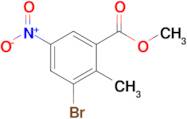Methyl 3-bromo-2-methyl-5-nitrobenzoate