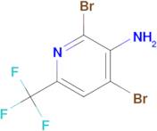 2,4-Dibromo-6-(trifluoromethyl)pyridin-3-amine