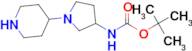 tert-Butyl (1-(piperidin-4-yl)pyrrolidin-3-yl)carbamate