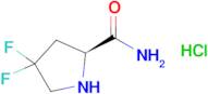 (S)-4,4-Difluoropyrrolidine-2-carboxamide hydrochloride