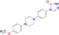 4-(4-(4-(4-Methoxyphenyl)piperazin-1-yl)phenyl)-1H-1,2,4-triazol-5(4H)-one