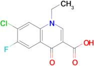 7-Chloro-1-ethyl-6-fluoro-4-oxo-1,4-dihydroquinoline-3-carboxylic acid