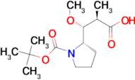 (2R,3R)-3-((S)-1-(tert-Butoxycarbonyl)pyrrolidin-2-yl)-3-methoxy-2-methylpropanoic acid