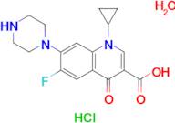 1-Cyclopropyl-6-fluoro-4-oxo-7-(piperazin-1-yl)-1,4-dihydroquinoline-3-carboxylic acid hydrochlori…