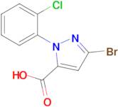 3-Bromo-1-(2-chlorophenyl)-1H-pyrazole-5-carboxylic acid