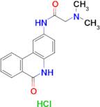 2-(Dimethylamino)-N-(6-oxo-5,6-dihydrophenanthridin-2-yl)acetamide hydrochloride