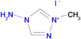 4-Amino-1-methyl-4H-1,2,4-triazol-1-ium iodide