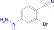 2-Bromo-4-hydrazinylbenzonitrile