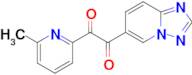 1-([1,2,4]Triazolo[1,5-a]pyridin-6-yl)-2-(6-methylpyridin-2-yl)ethane-1,2-dione