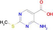 4-Amino-2-(methylthio)pyrimidine-5-carboxylic acid