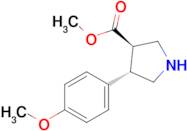 trans-Methyl 4-(4-methoxyphenyl)pyrrolidine-3-carboxylate