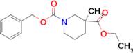 1-Benzyl 3-ethyl 3-methylpiperidine-1,3-dicarboxylate