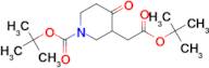 tert-Butyl 3-(2-(tert-butoxy)-2-oxoethyl)-4-oxopiperidine-1-carboxylate