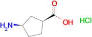 (1S,3R)-3-Aminocyclopentanecarboxylic acid hydrochloride