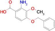 2-Amino-4-(benzyloxy)-3-methoxybenzoic acid