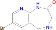 7-Bromo-4,5-dihydro-1H-pyrido[2,3-e][1,4]diazepin-2(3H)-one